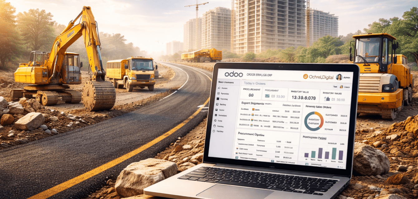 Odoo in Construction Industry with Ochre.Digital Odoo in Construction Industry with Ochre.Digital