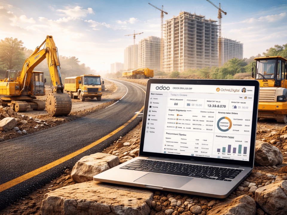 Odoo in Construction Industry with Ochre.Digital Odoo in Construction Industry with Ochre.Digital
